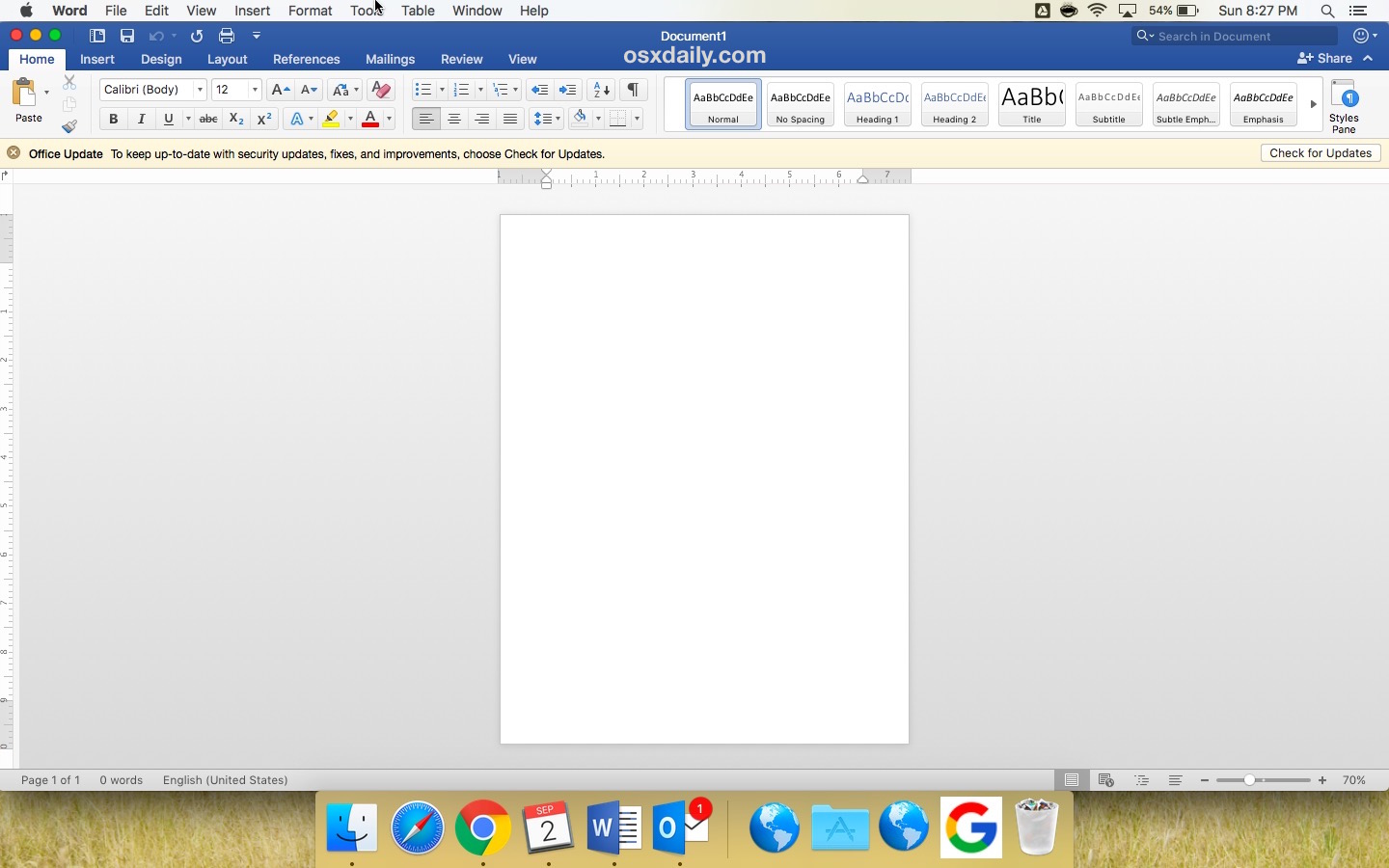 ms word for mac os x free download